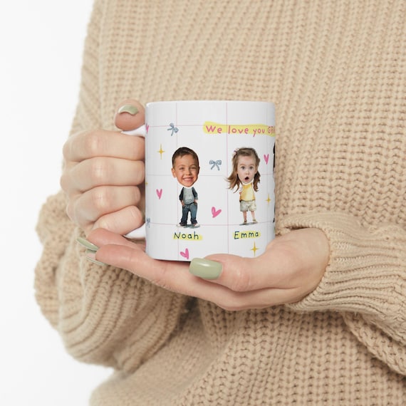 Custom coffee mug, custom photo mug, personalized cup, personalized baby mug,Custom baby face mug,Grandma gift, Grandpa gift, photo mug gift