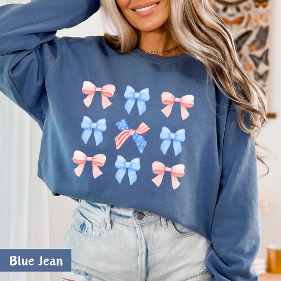 coquette american girl, american bow shirt, watercolor coquette bow, patriotic coquette bow, 4th of july coquette bow, american babe shirt