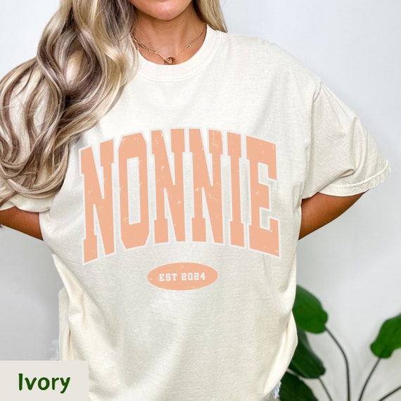 nonnie shirt, custom nonnie sweatshirt, nonnie gifts, nonnie sweatshirt, nonnie to be shirt, Comfort colors grandma shirt, mothers day gift