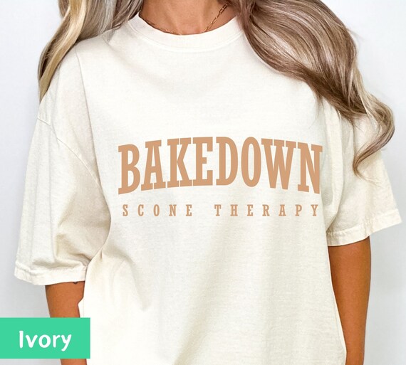 Comfort Colors Baking Therapy Shirt: Funny Mental Health Tee