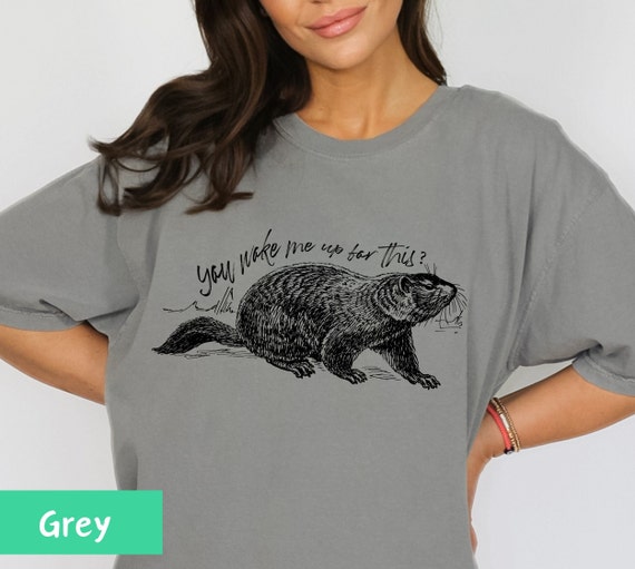 Groundhog Day T-Shirt: Vintage Sketch Rodent Tee