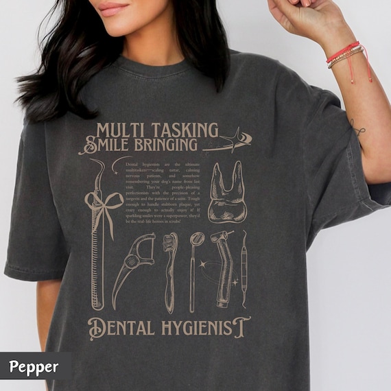 hygienist gifts, hygienist sweatshirt, dental hygienist retirement, dental student gift, graduation gift, comfort colors shirt