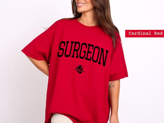 cardiac surgeon, heart surgeon, cardiology shirt, surgeon shirt, doctor shirt, future surgeon, surgeon gifts, vascular surgeon, Customizable