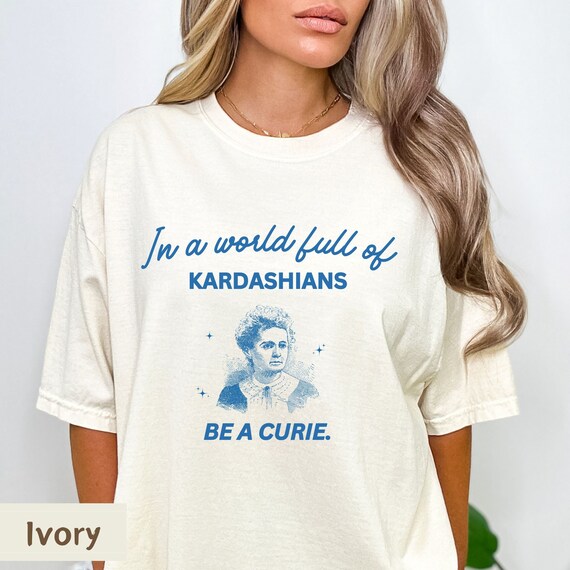 Chemistry Shirt, Curie Shirt, Chemistry tee shirt, women in stem crewneck, chemistry teacher shirt, science shirt, Comfort ColorsĀ® Unisex