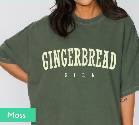 Gingerbread Girl Shirt: Comfort Colors Varsity Style Tee