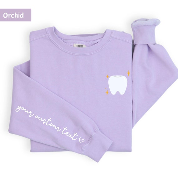 custom dental sweatshirt, cute dental shirt, dental school shirt, dental vibes shirt, pediatric dental shirt, dental team shirt