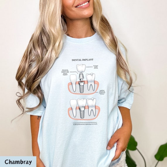 Dental Implant shirt, future dentist shirt, dental hygienist shirt, dental school sweatshirt, dental assistant, dental student sweater