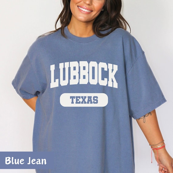lubbock texas shirt, lubbock tx, Varsity style shirt, college font shirt, Hub city shirt, University shirt, Unisex