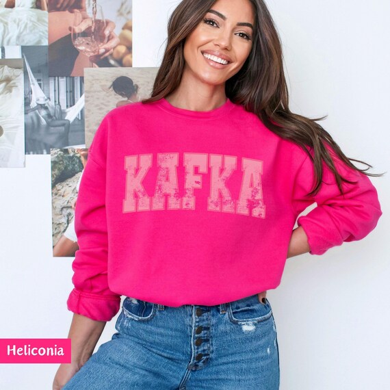 Franz Kafka Sweatshirt: Bella Canvas Literature Shirt