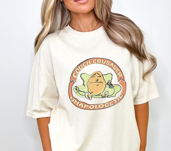 Couch potato shirt, lazy t-shirt, binge watching shirt, spoonie gift, oddly specific shirt, Procrastinator shirt, Watching tv, 80s shirt