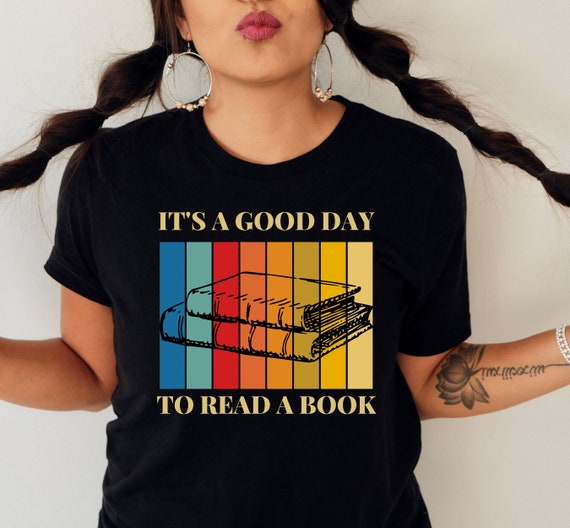Its a good day to read book shirt, bookworm shirt, book shirt, book lover shirt, bookish gift, librarian tshirts, bookish shirt, sunset tee