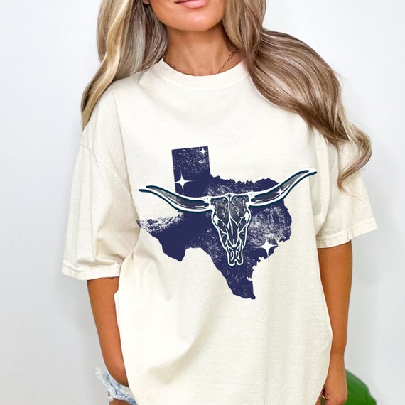 Vintage Texas Cowboy Shirt: Comfort Colors Rodeo Tee