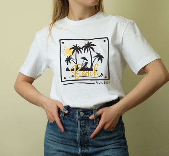 beach bound shirt, beach please shirt, beach baby shirt, beach time shirt, beach vacation shirt, beach shirts, palm tree shirt, Unisex