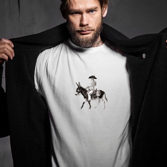 Comfort Colors® Riding Donkey Shirt, Smart ass Shirt, Funny Donkey Lover Gift, Pet Donkey Tee, Mule Shirt, Animal Lover Unisex T-Shirt