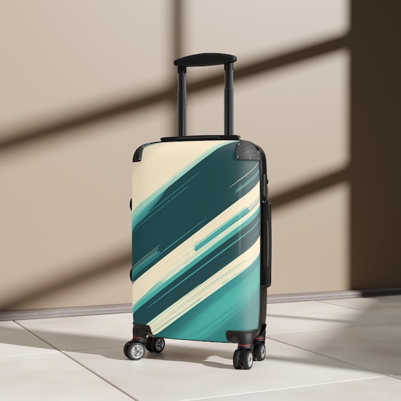 teal suitcase, Turquoise Cabin Suitcase, fancy luggage, Set of 3 Suitcases, Vintage American Tourister, Turquoise Hardshell Suitcases