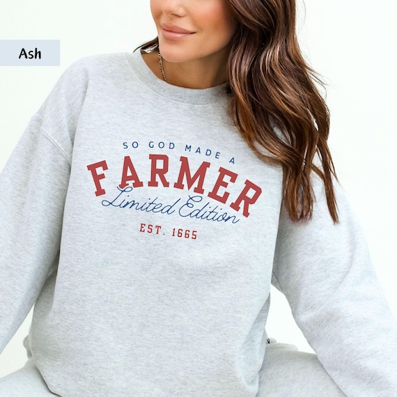 So God made a farmer, country shirt, ag teacher tshirt, cattle farmer shirt, ag teacher sweatshirt, farmer wife shirt, Support Local Farmer
