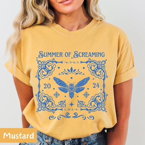 cicada scream shirt, cicada shirt, bug themed shirt, cicada tshirt, light academia shirt, art nouveau shirt, cicadas shirt, Entomologist Tee