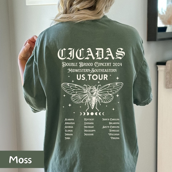 Cicada Concert 2024 T-Shirt: Entomologist Gift, Maryland Souvenir