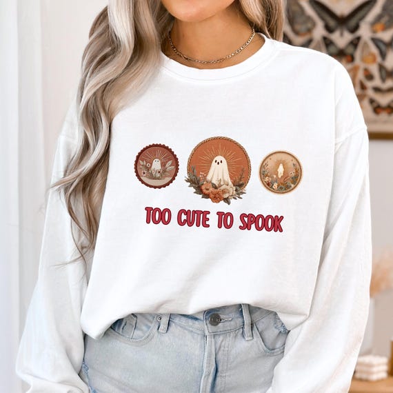 Cute Ghost Halloween Shirt | Spooky Boo Tee | Kawaii Ghost T-Shirt | Fab-BOO-lous Fall Outfit | Funny Spooky Season Gift Shirt