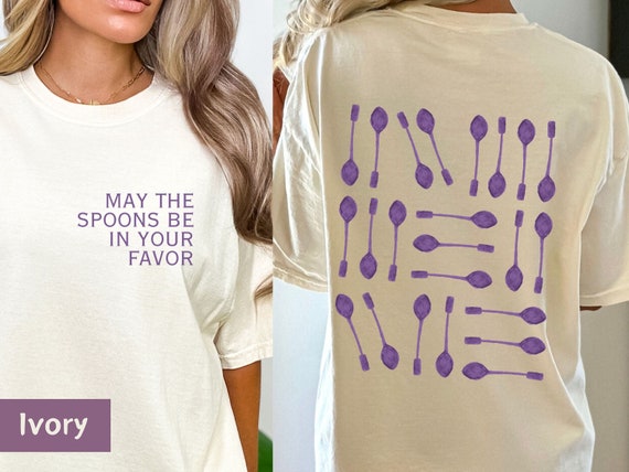 Spoonie Shirt: Chronic Illness Warrior Comfort Colors Tee