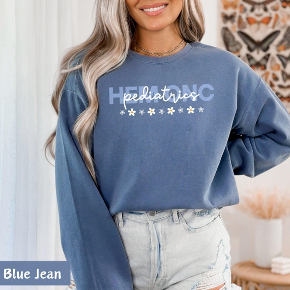 peds hem onc nurse, oncology nurse, Nurse sweatshirt, onc nurse, oncology sweatshirt, hematology onc, oncology squad shirt, Pediatrics Sweat