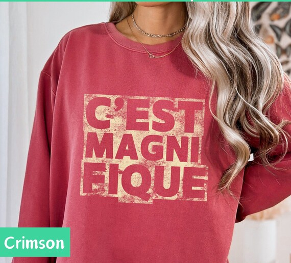 C'est Magnifique French Slogan Shirt - Retro Vintage Style