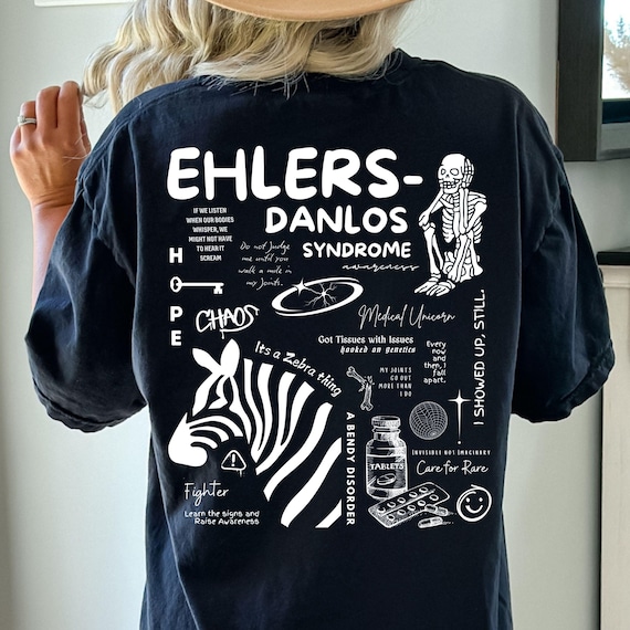 eds shirt, ehlers danlos zebra shirt, dazzle together, ehlers danlos sweats , eds awareness, eds warrior, rare disease shirt,zebra awareness