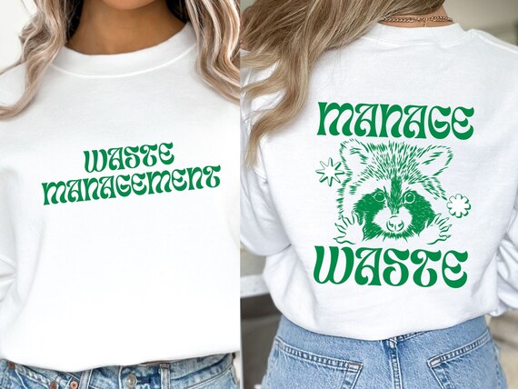 Raccoon Waste Management Shirt: Environmentalist Trash Panda Tee