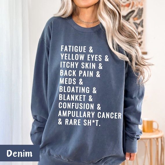 Ampullary Cancer Awareness Shirt: Comfort Colors Oncology Gift