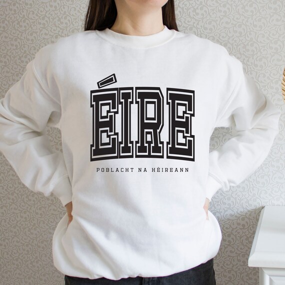 Varsity Font Ireland Shirt: Unisex Irish Heritage Tee