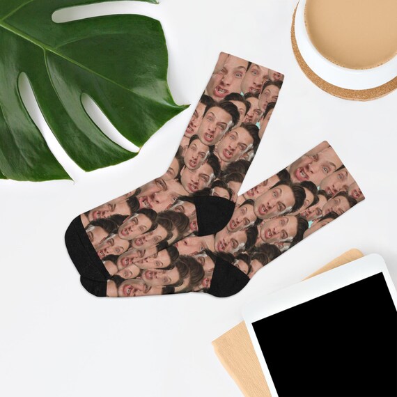 Custom Face Socks -Custom Photo Sock, Personalized Socks, Custom Printed Socks ,gifts for friends, sister brother Socks, friend socks Gift