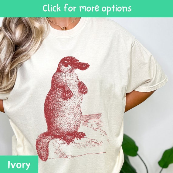 duckbill platypus, duckbill painting, cute platypus, australian animal party, aussie animals, marine biologist shirt, animal scientist shirt