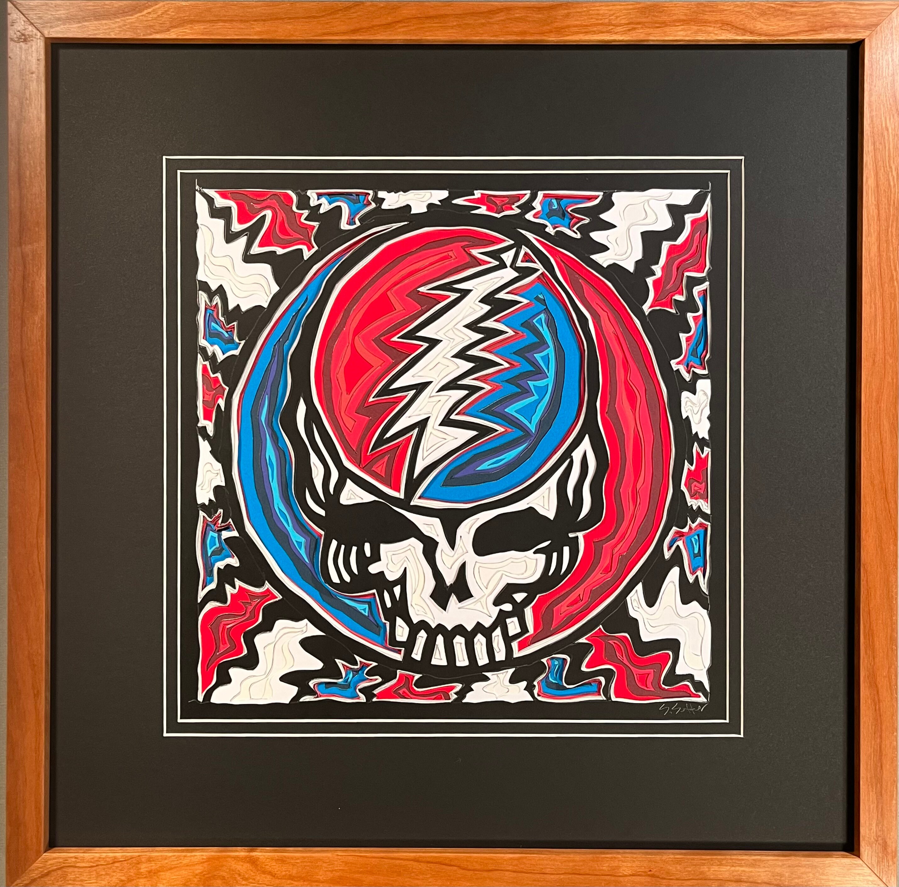 Adesivo - Grateful Dead - 5" Steal Your Face Con Bordo Nero - Foto 2