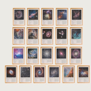 21 NASA Telescope Prints Bundle, Telescope Print, Telescope Art, Telescope Wall Art, Space Science Prints, Telescope Posters, Space Prints