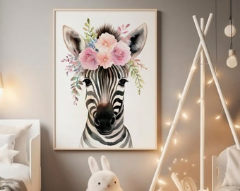 Zebra Nursery Art Zebra Print Zebra Art Prints Zebra Art Wall Decor Zebra Wall Art Zebra Wall Art Print Zebra Wall Print Zebra Poster Print