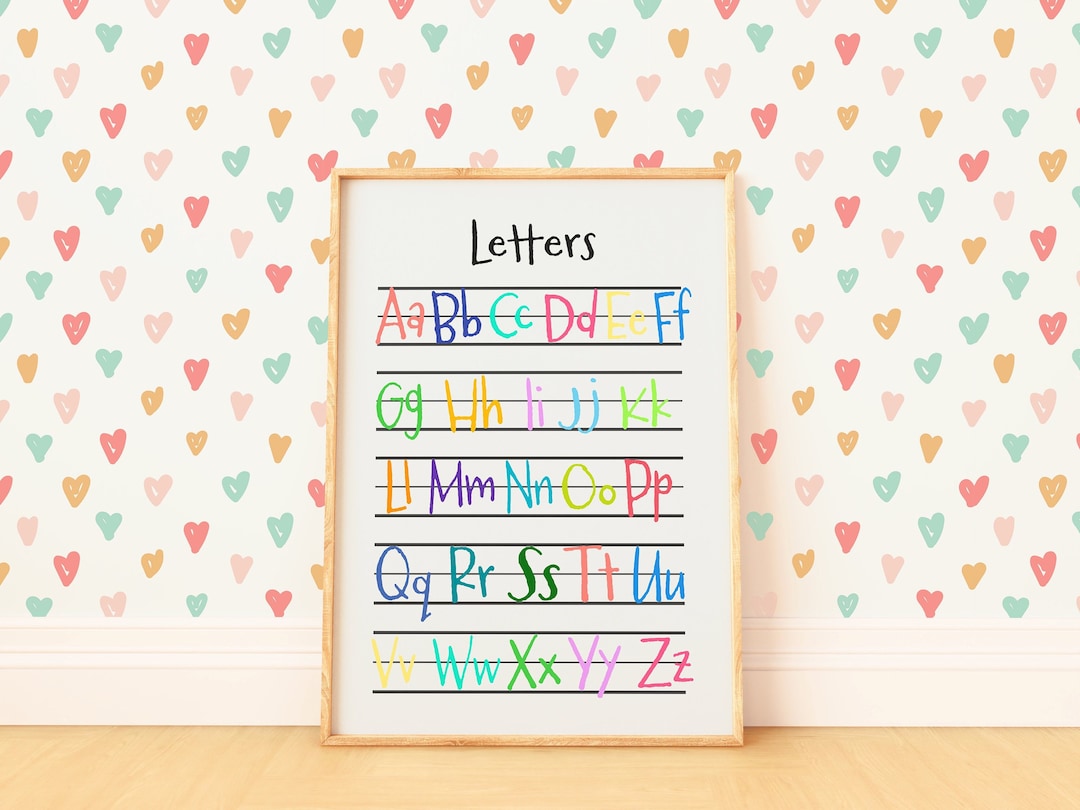 Alphabet Nursery Art, Letters for Nursery, Letters Nursery, Letters ...