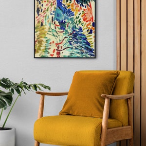 Zestaw 3 wydruków Matisse'a Wydruk muzealny Matisse'a Zestaw wydruków ściennych Matisse'a Sztuka ścienna wydruków Matisse'a Wydruk Henri Matisse'a Zestaw wydruków ściennych Matisse'a zdjęcie 4