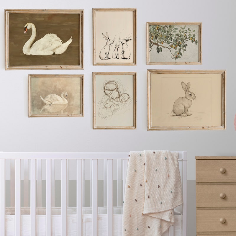 Vintage Nursery Art - Etsy