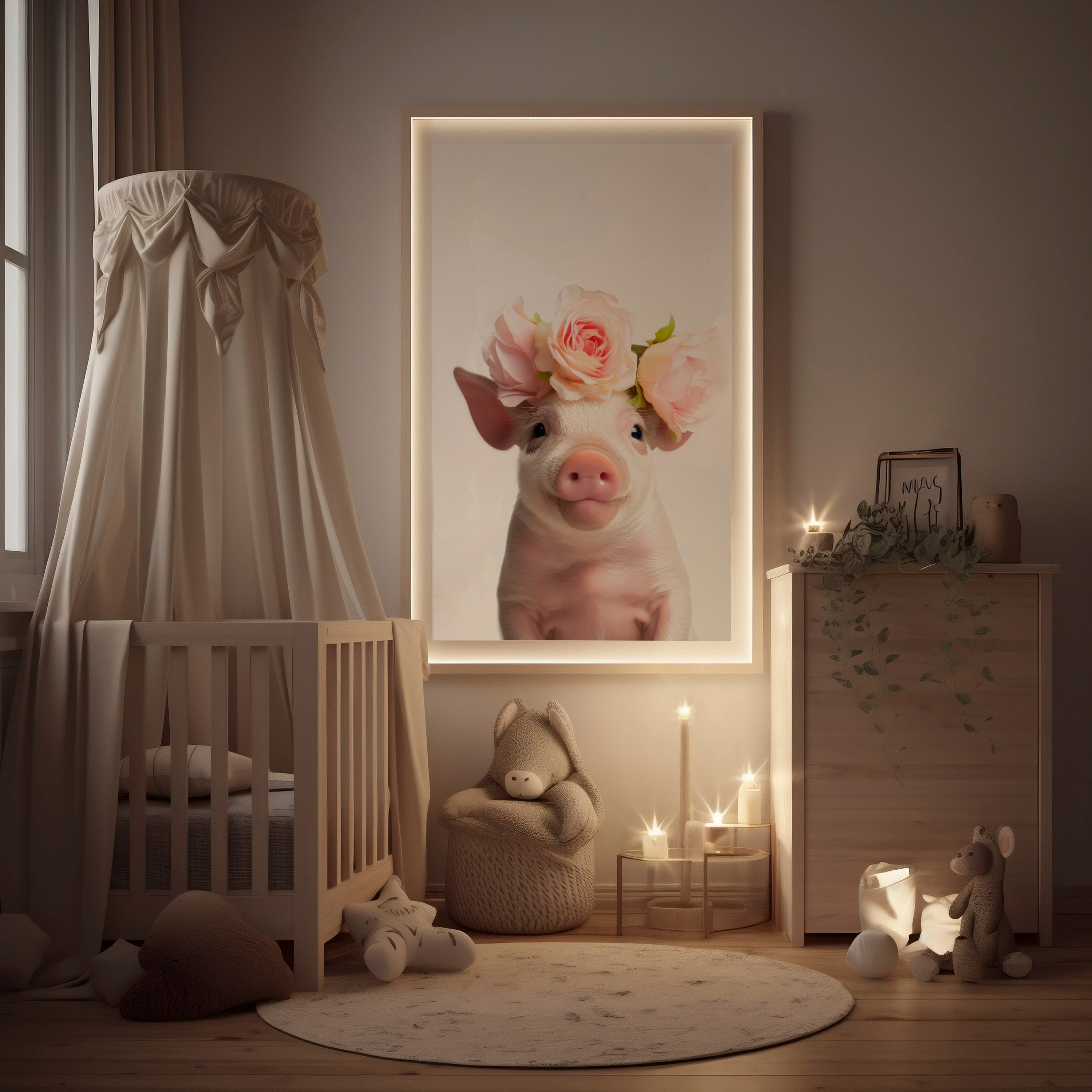 Pig hotsell nursery decor