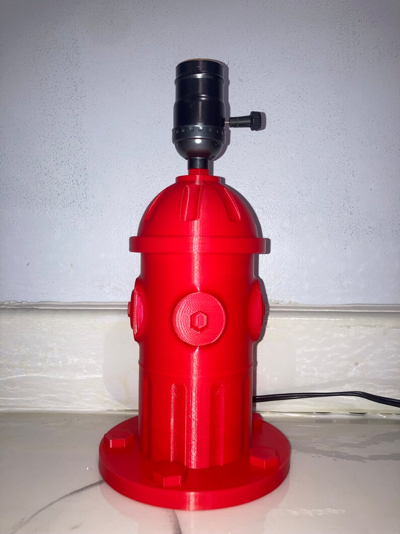 Fire Hydrant Lamp, Hidden Storage, 3d Printed - Etsy