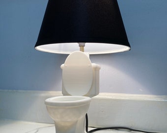 The Toilet Lamp! 3d Printed Lamp / Organizer