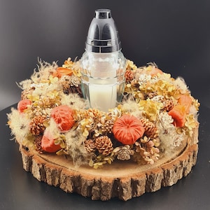 Grafkrans grafgeschenk herfstkrans gedroogde bloemen herfstdecoratie bloemenkrans natuurlijke gedroogde bloemen grafsieraden
