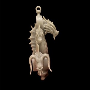 Tiamat Pendant Necklace: DND Dragon Queen Cosplay Jewelry afbeelding 7