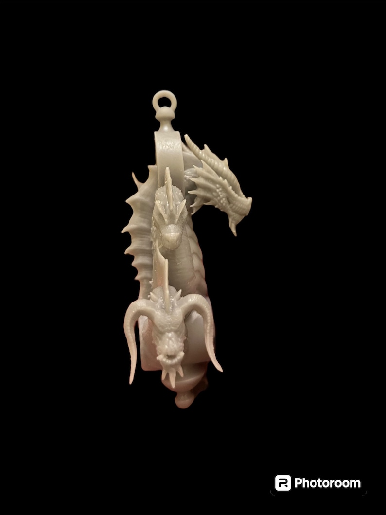 Tiamat Pendant Necklace: DND Dragon Queen Cosplay Jewelry afbeelding 7