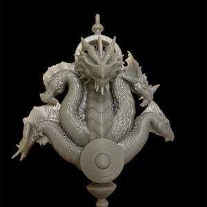 Tiamat Pendant Necklace: DND Dragon Queen Cosplay Jewelry afbeelding 4