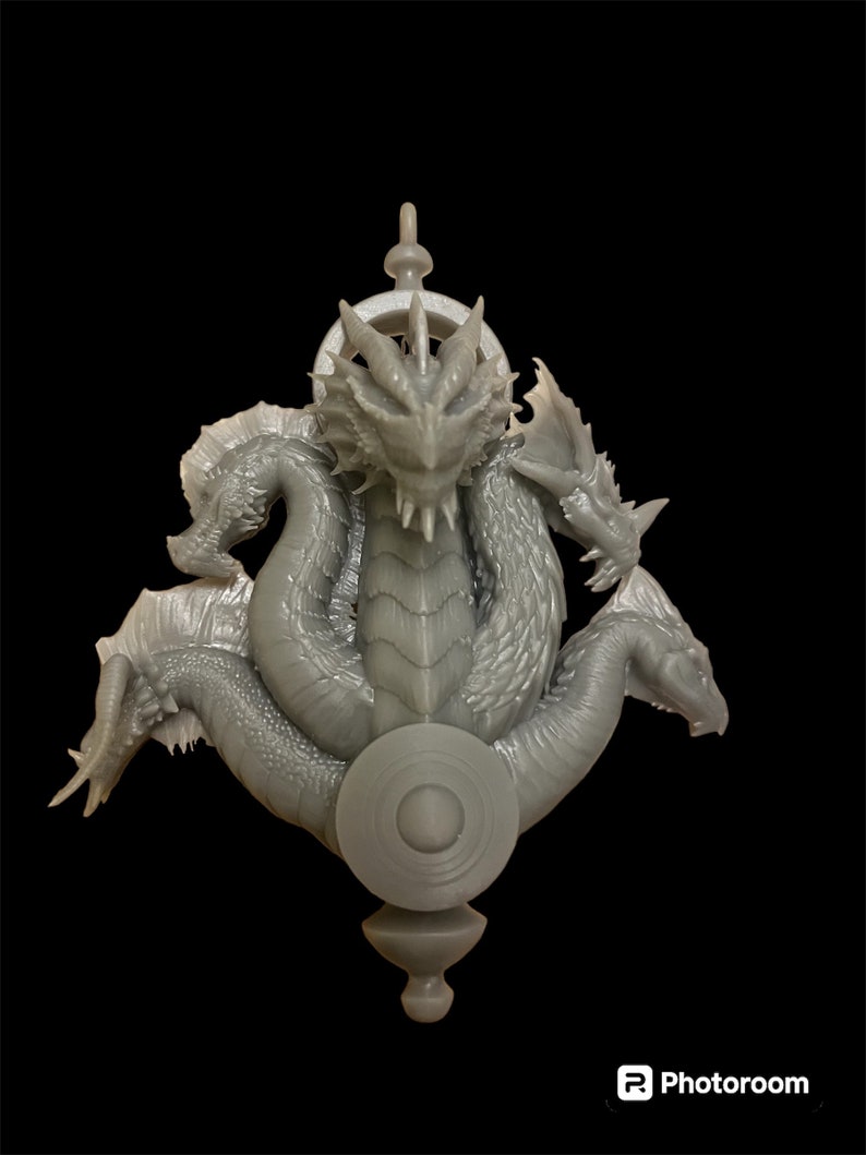 Tiamat Pendant Necklace: DND Dragon Queen Cosplay Jewelry afbeelding 4