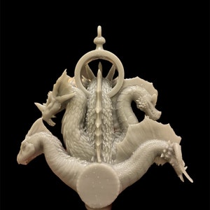 Tiamat Pendant Necklace: DND Dragon Queen Cosplay Jewelry afbeelding 5