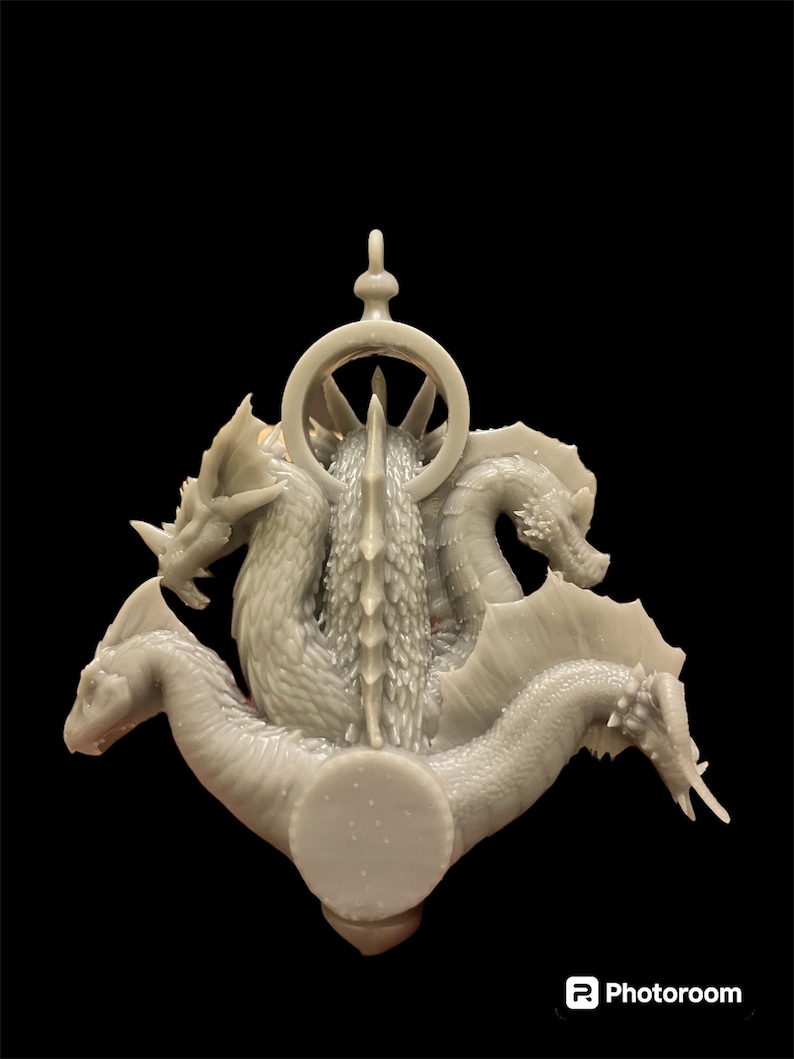 Tiamat Pendant Necklace: DND Dragon Queen Cosplay Jewelry afbeelding 5