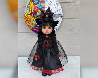 Halloween pattern dress for Paola Reina Las Amigas 13 inch 32-33 cm BJD 1/6