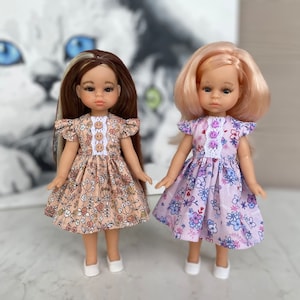 Summer dress outfit for Paola Reina mini Las Amigas 8.2 inch 21 cm BJD 1/8